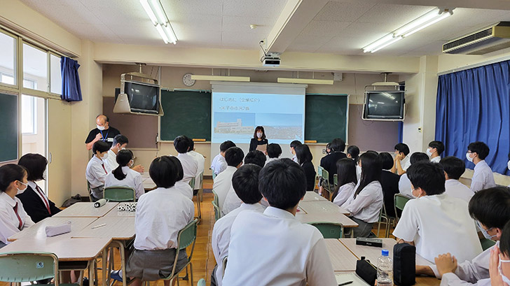 米子北斗高校でマイナンバーカードに関する授業を行いました！